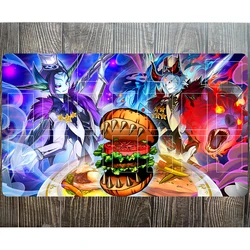 Yu-gi-oh poeltis de nouvelles hungrige burger matte karte pad playmat ygo kmc tcg yugioh mat-23