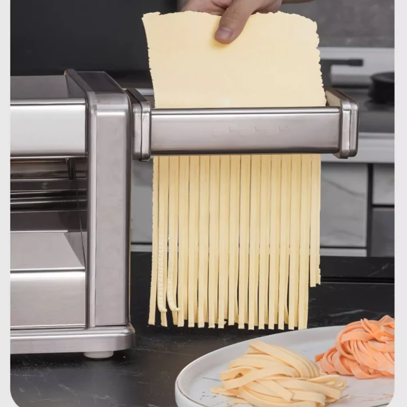 Electric Noodle Machine Noodle Press Machine Commercial Household Pasta Maker Stainless Steel Dumpling Skin Machine