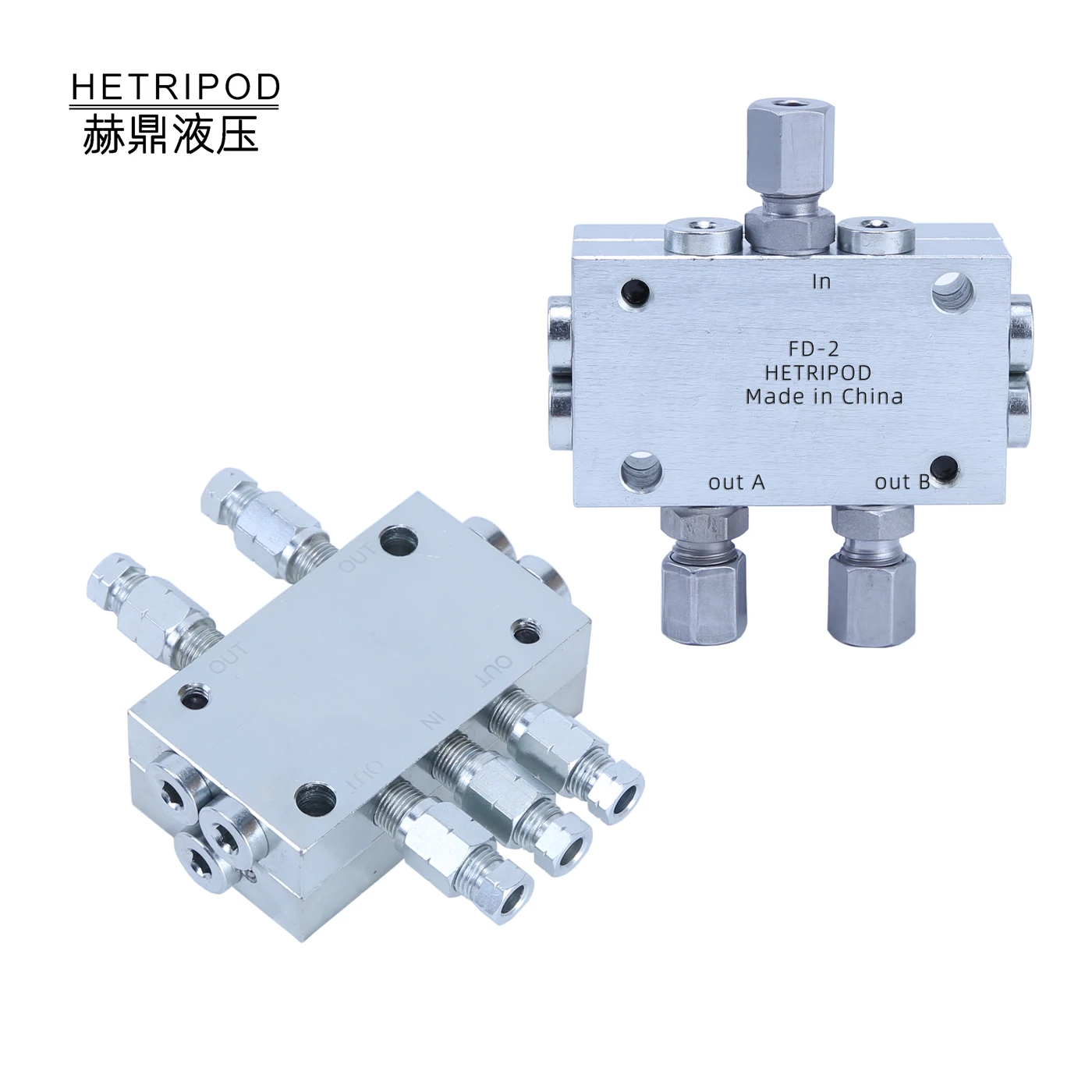 

Centralized progressive lubrication distribution valve 2 pieces grease lubricating oil Micro oil supply 2-5 OUT