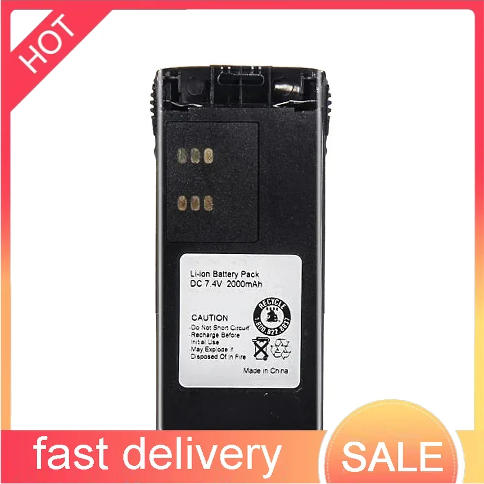 Batterie hnn9013 (gp340) 2000mah für motorola gp320, gp328, gp338, gp340, gp360, gp380 walkie talkie batteria