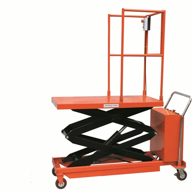

Mobile lifting platform 350kg raised 2 meters electric pickup/pickup truck