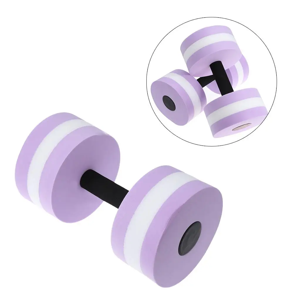 

Water Floating Dumbbells Aquatic Barbells EVA Foam Low Absorption Pool Fitness Equipment Weights for Water Aerobics
