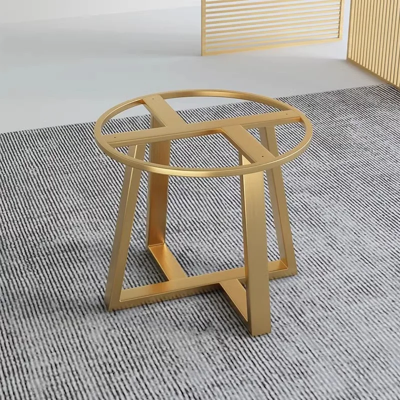 

Кронштейн для ног с круглыми ножками, ножки из нержавеющей стали, каменная плита, мрамор, круглая кофейная основа, стойка для обеденного стола