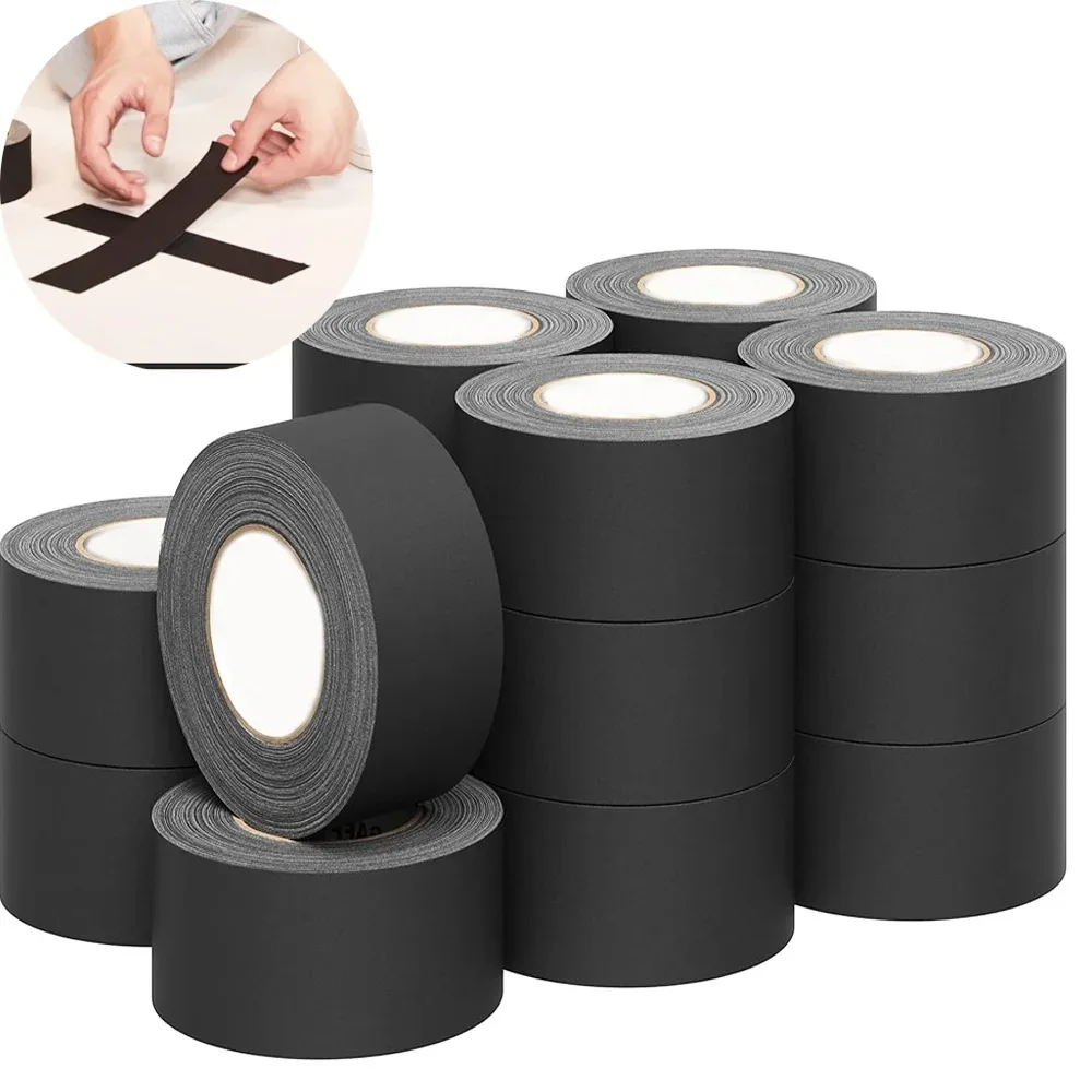 Thick Matte Cloth-Based Tape, Length 10m Meters, Specifically for Lighting and Camera Equipment in Film and Television Crews, Non-Reflective Cloth-Based Tape