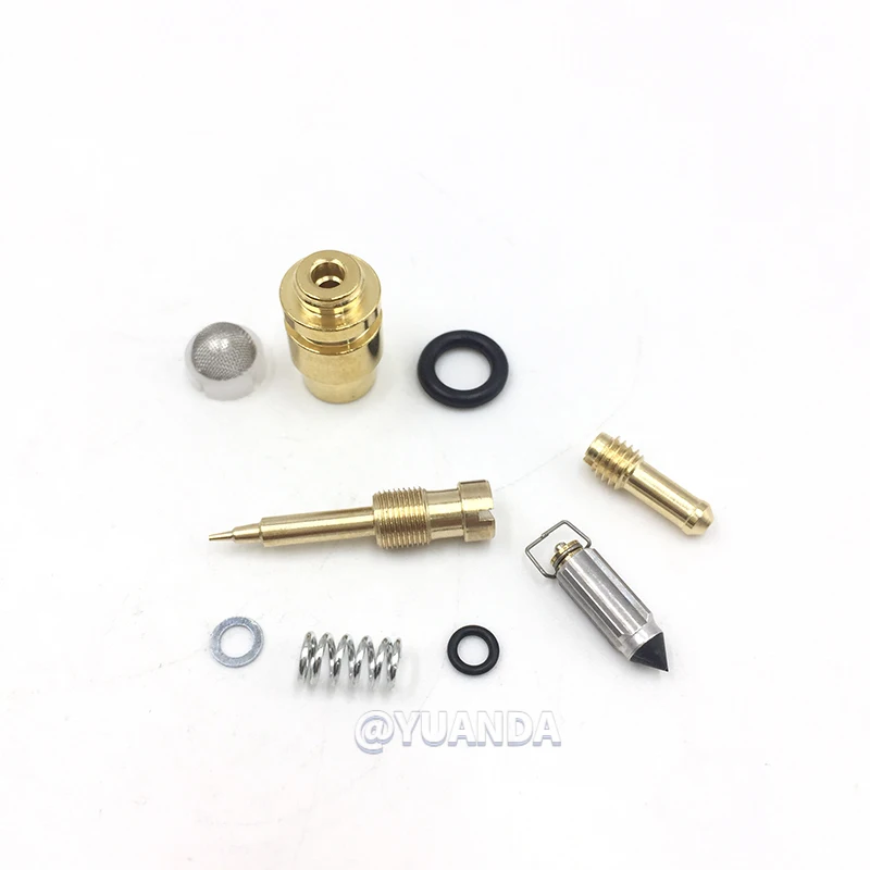 Motorcycle carburetor Rebuild repair Kit For GN200 GN 200 Vacuum diaphragm needle valve parts with float