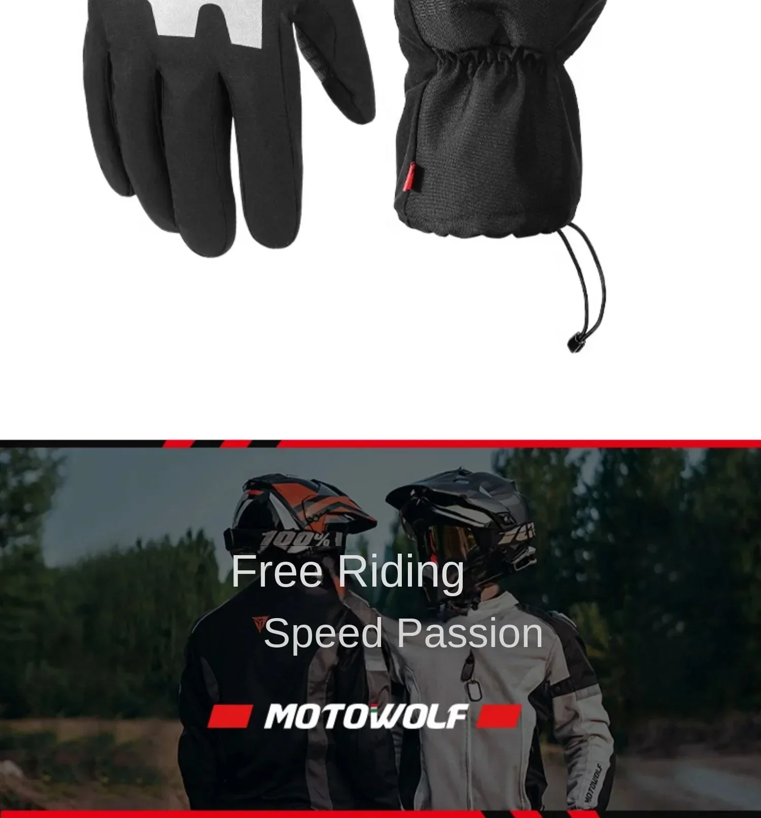 Herbst Winter Motorrad Reiten Handschuhe Wasserdichte Regenschutz Winddicht Warme Motorradfahrer Racing Fahrer Zubehör Männer Frauen – Detail 22