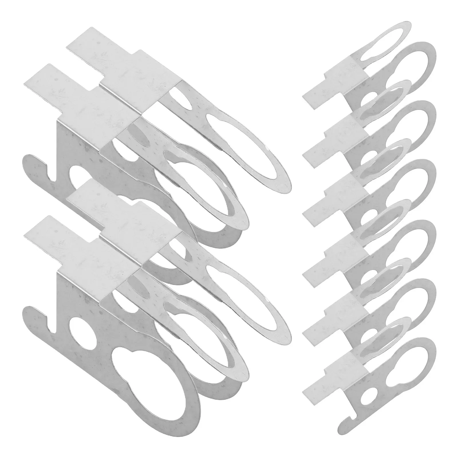 10Pcs Pear-Shaped Lamp Holder Clips Versatile Secure Fixation for Lamp Tubes Heating Tubes Residential Commercial Lighting
