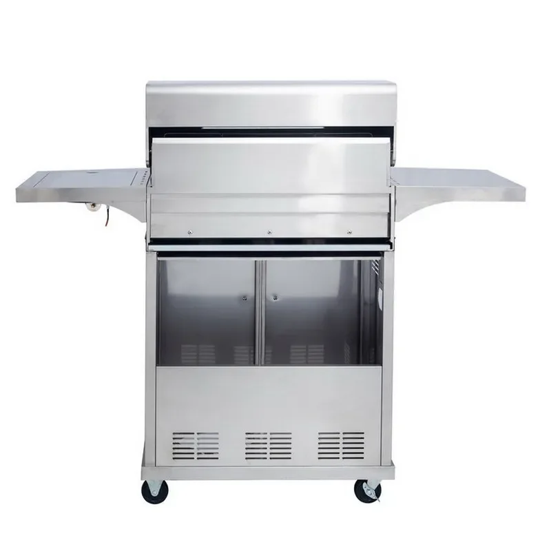 Large Square Stainless Steel BBQ Grill Portable Smokeless Heating Garden Outdoor Cooking