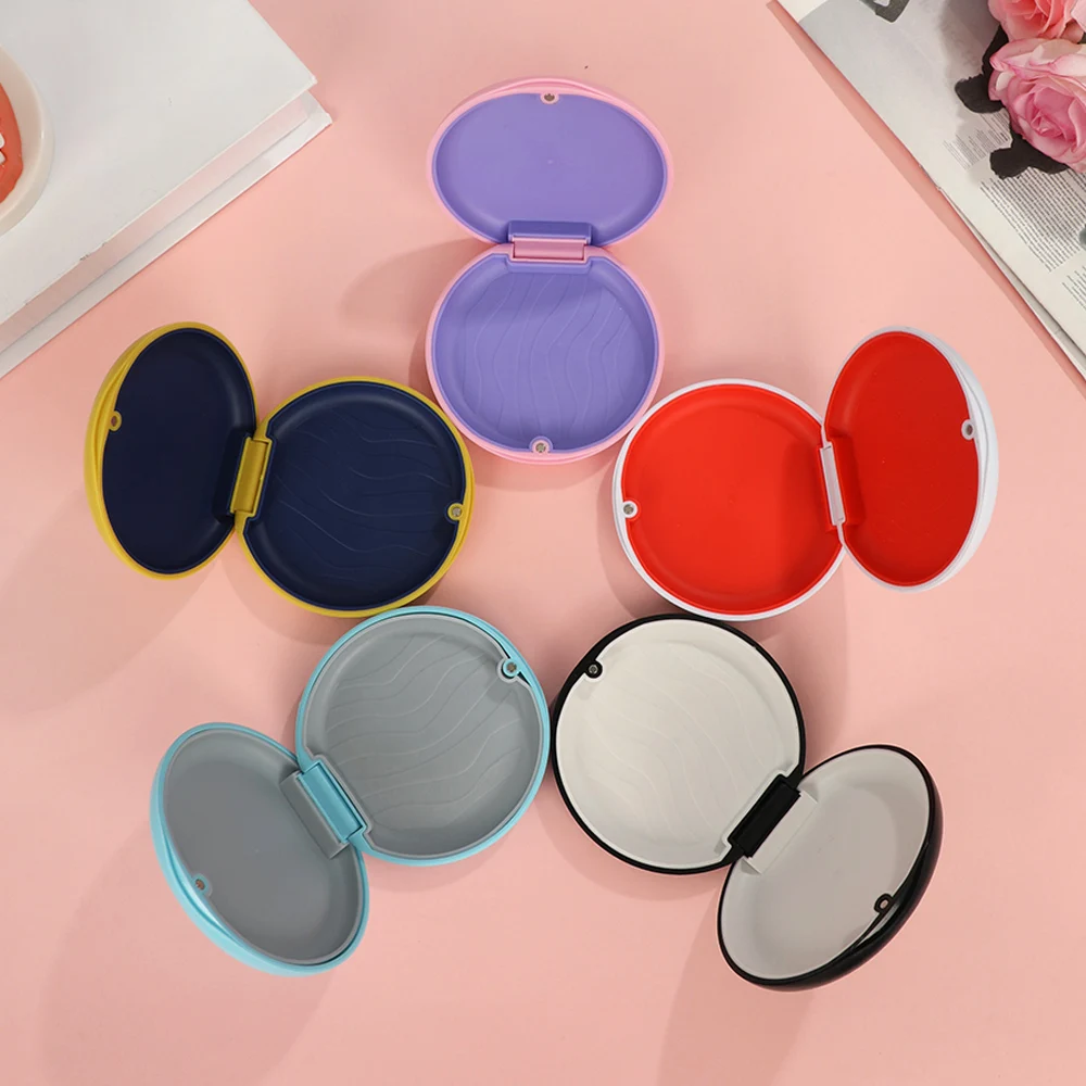 Teeth Brace Case Oral Cleaning Mouth Guard Container Retainer Box Denture Magnetic Storage Box Travel Size Orthodontic Tool