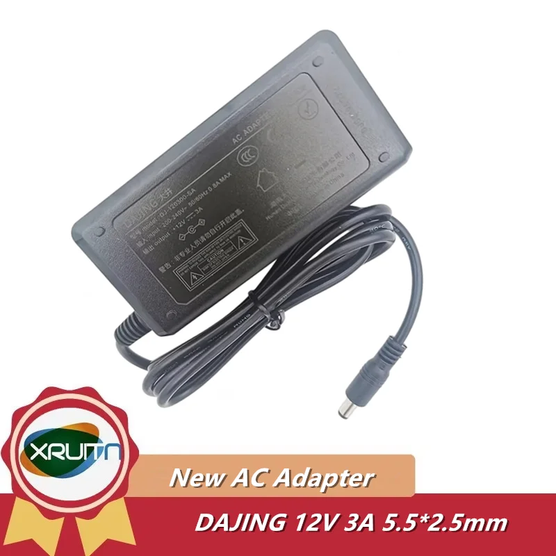 Original DAJING 12V 3A 36W AC DC Power Adapter ADP-36C2  DJ-120300-SA for TV LCD Monitor Power Supply Adaptor Charger