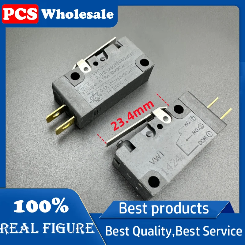 Microswitch VW1-P1S normally open with handle 0.1A125/250V waterproof and dustproof travel limit detection game console