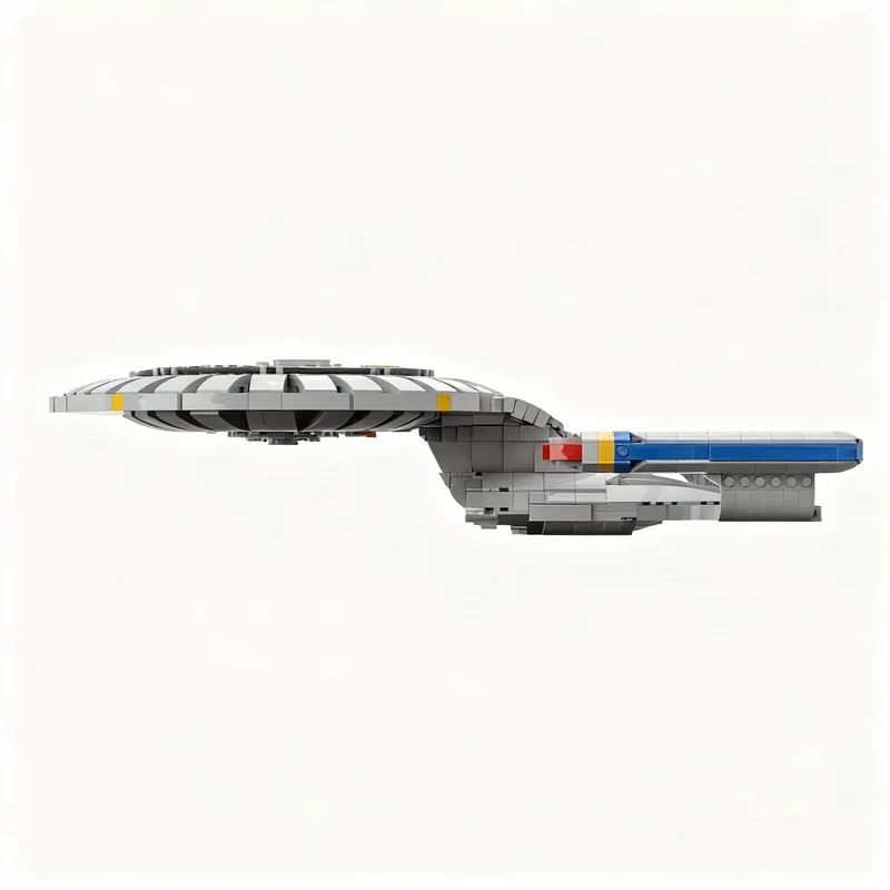 1872pcs MOC Space Star Trek Galaxy Class USS Enterprise D Model Building Blocks Architecture Christmas Gifts Toy Idea Education - view 5