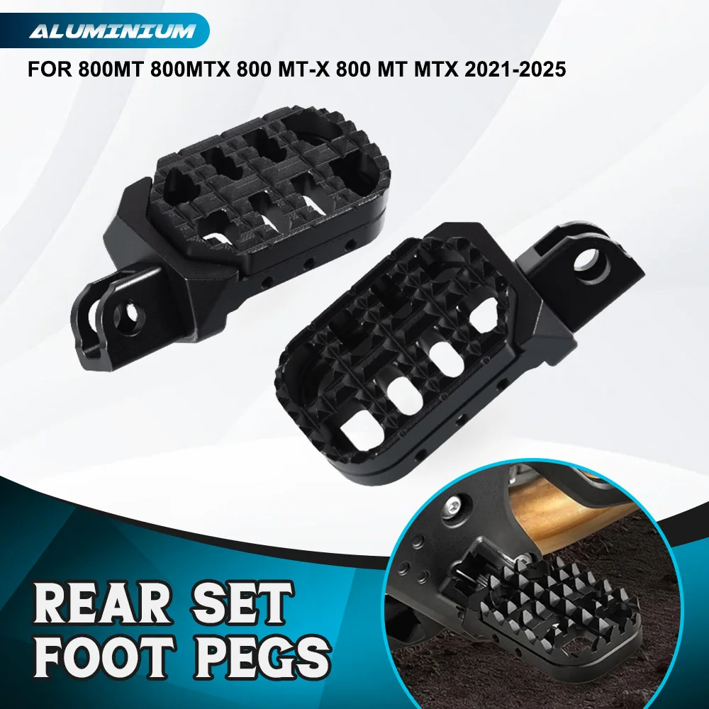 

ДЛЯ CFMOTO CF MOTO 800MT 800MTX 800 MT-X800 MT MTX 2021-2025 подножки для мотоцикла, алюминиевая подставка для ног, комплект педалей с расширяемыми зубами