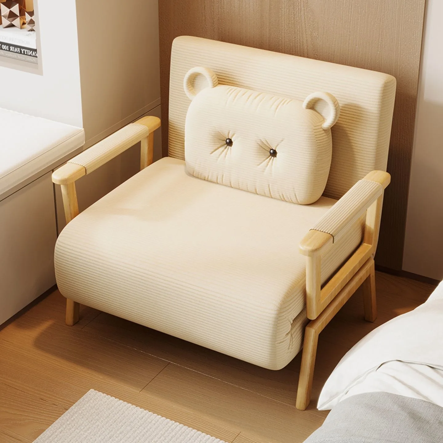 One-piece dual-purpose siesta siesta bed Multifunctional overnight bed Foldable sofa 1.5 meters wide