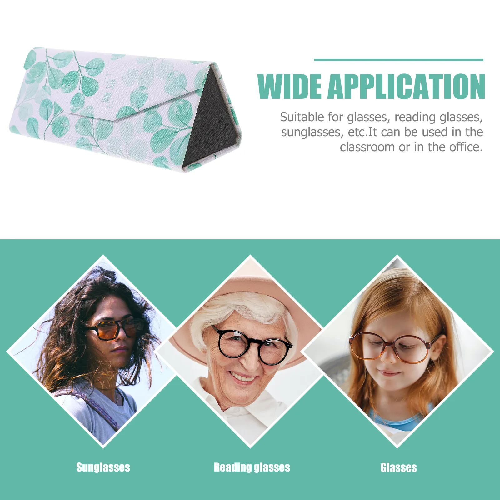 1Pcs Practical Glasses Box Compact Eyeglass Case for Sunglasses Reading Glasses Protective Storage Portable Eyeglasses Case