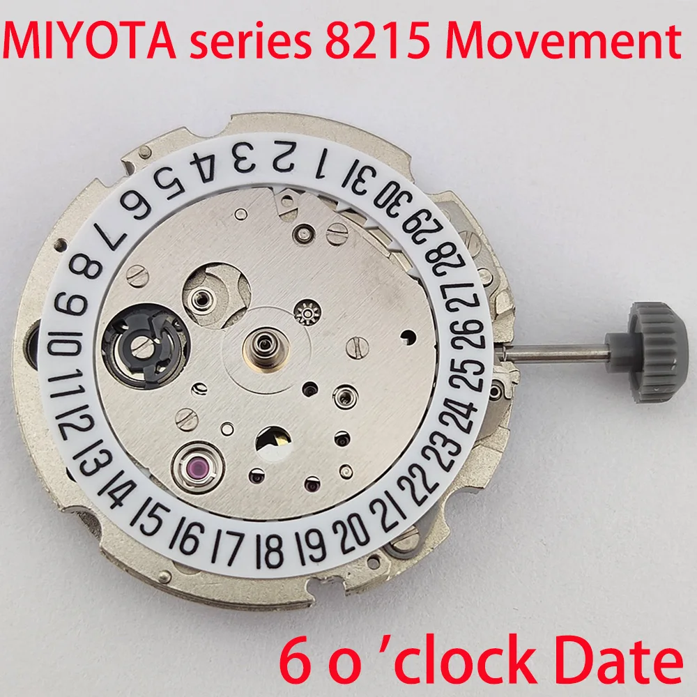 

Watch Miyota 8215 Watches Movement High Accuracy Automatic Mechanical Movement 21 Jewels 6 o'clock Date Watch Accessories JP