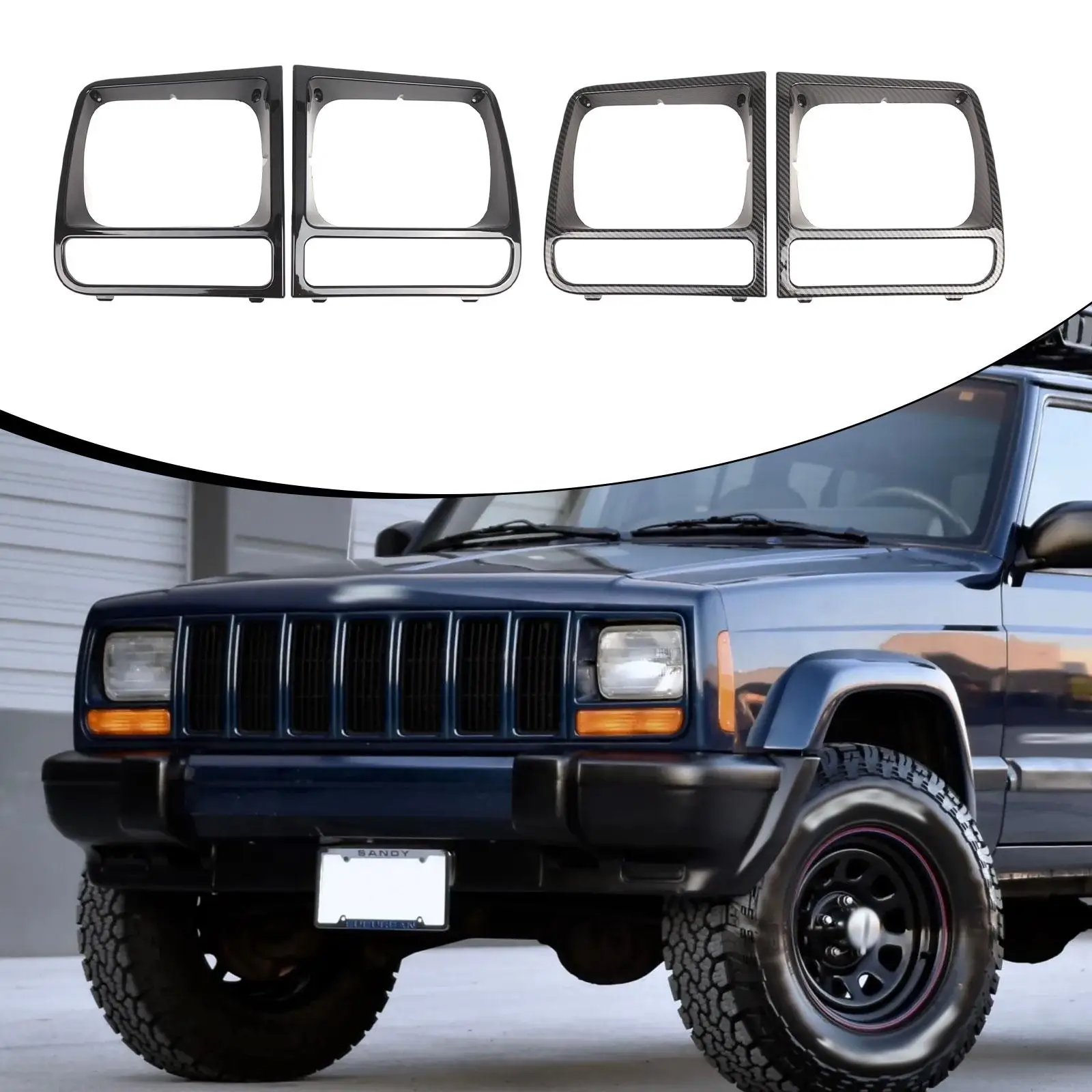 

2x CH2513156 Дверь фар Автомобильные аксессуары Передняя фара Лицевая и правая