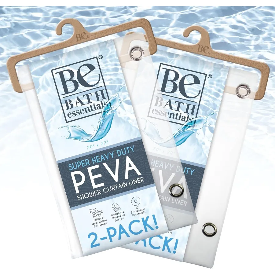 

Сверхмощная 6-канальная подкладка для занавески для душа PEVA со встроенными 3-утяжеленными магнитами и 12 алюминиевыми втулками для повышенной устойчивости a