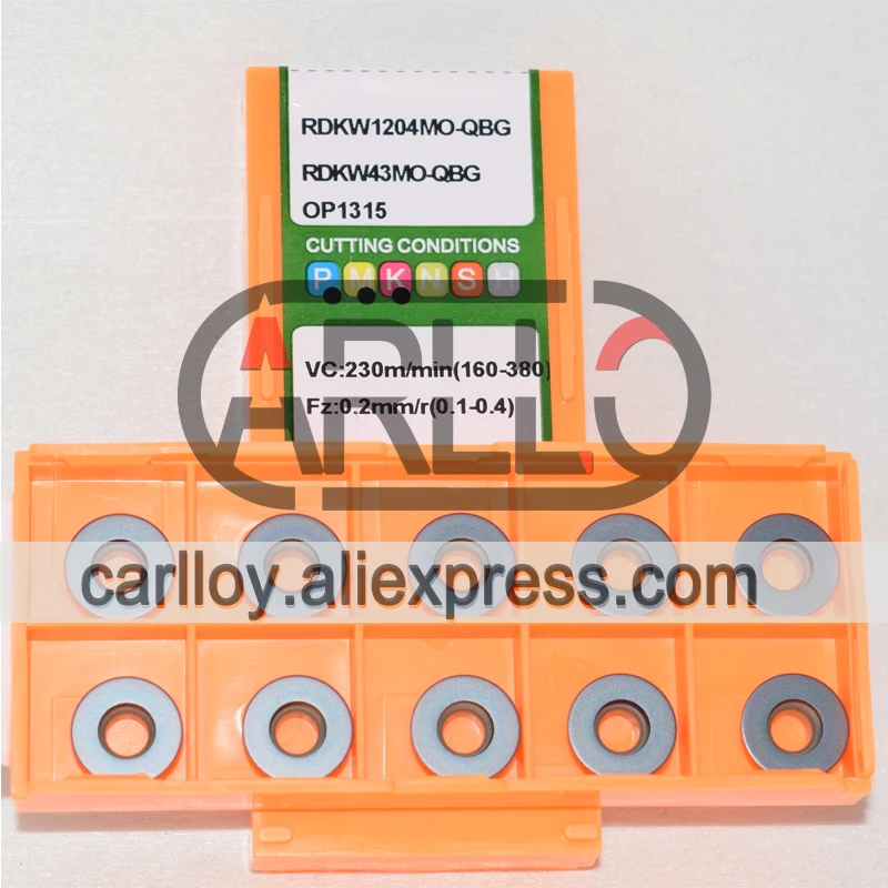 Carbide Insert R5 R6 RDKW10T3MO-QBG RDKW1204MO-QBG OP2202 OP1215 OP1315 For Metal Cut RDKW10T3 RDKW1204 RDKW12