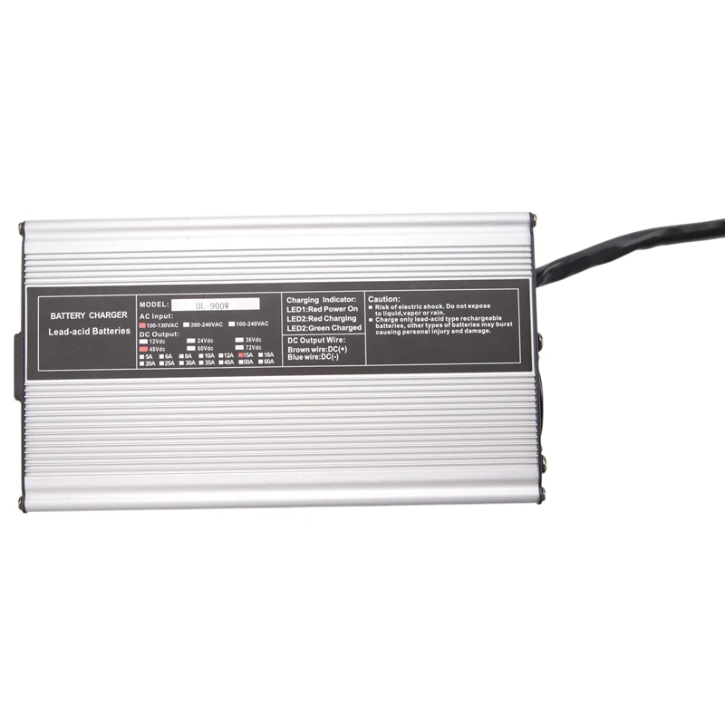 Chargeur de batterie pour voiturette de golf, connecteur pied-de-biche, voiture de club DS EZGO TXT Yamaha, prise US 110V, 15 médailles, 48 V