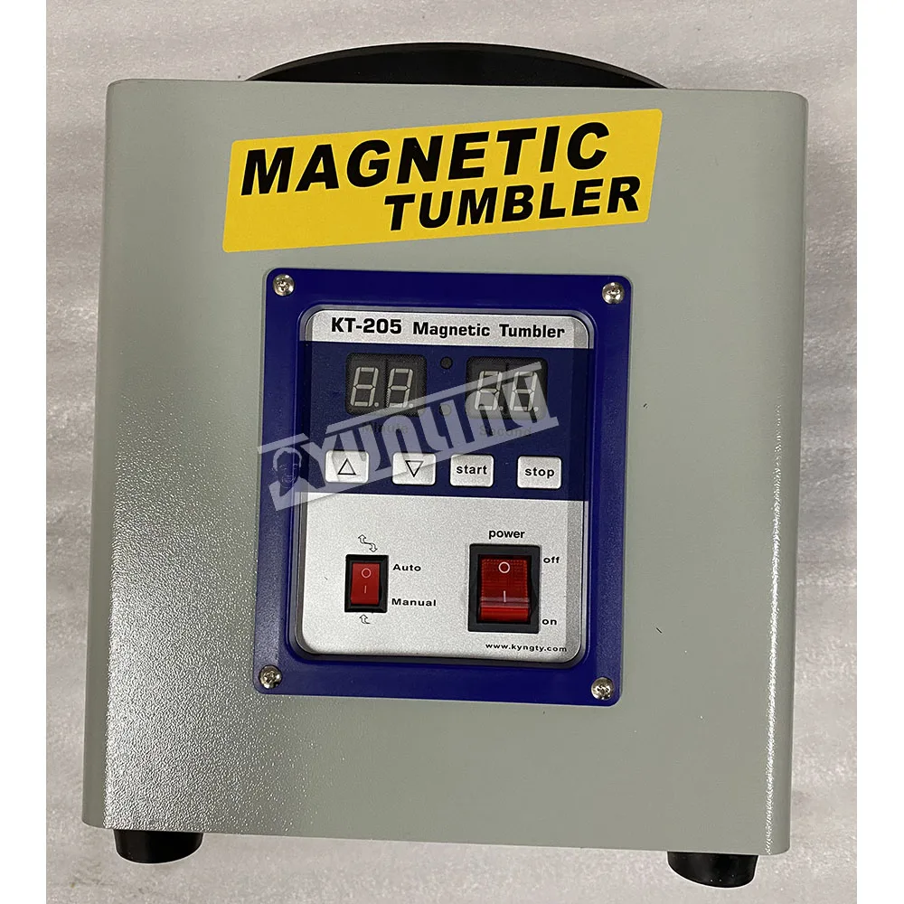 1100g Electric Magnetic Tumbler 110V/220V Ferromagnetic Powerful Polisher Magnetic Tumbler Polishing Machine KT-205