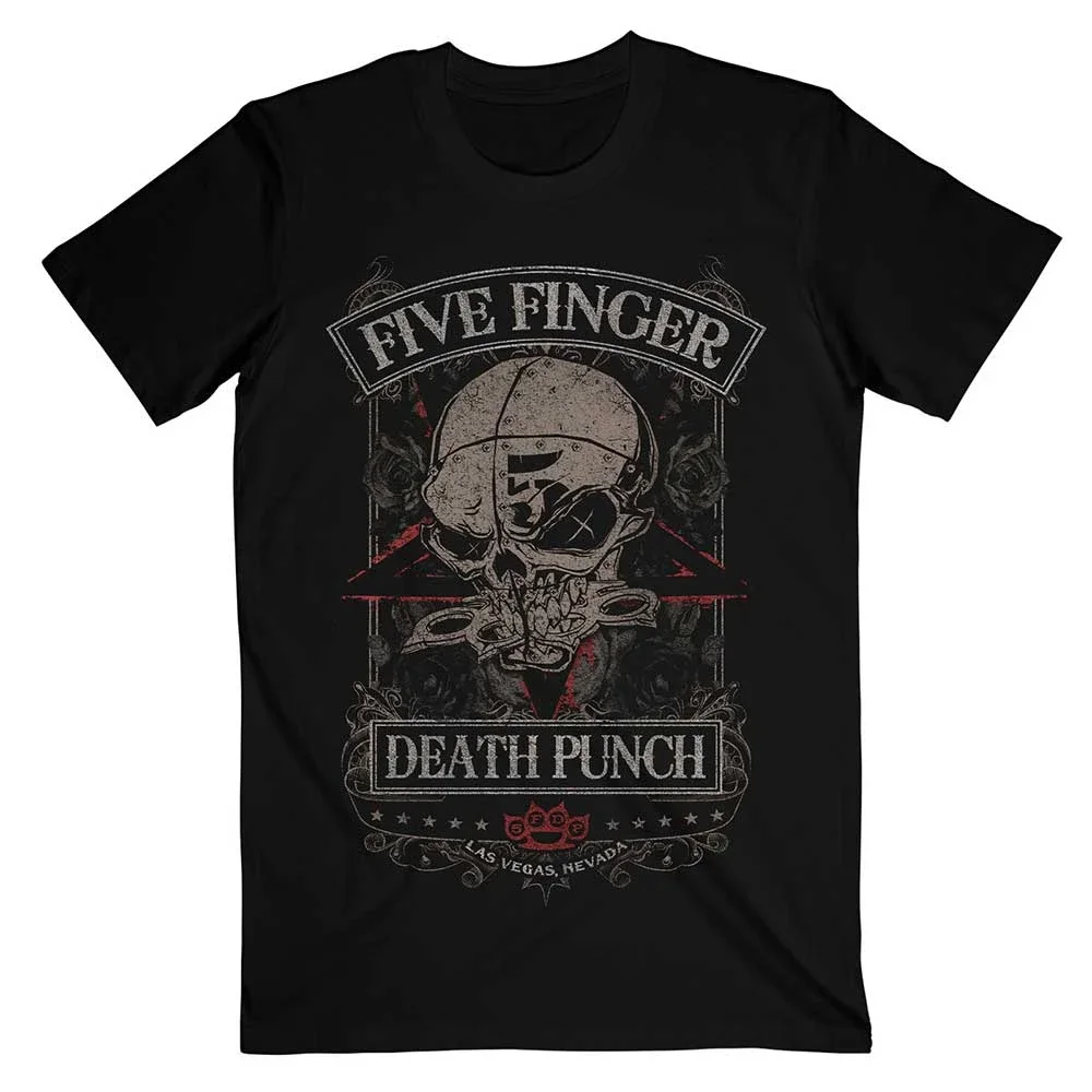 Knuckles  Five Finger Death Punch Band T-Shirt Cotton Graphic Tee Men Women Summer Streetwear