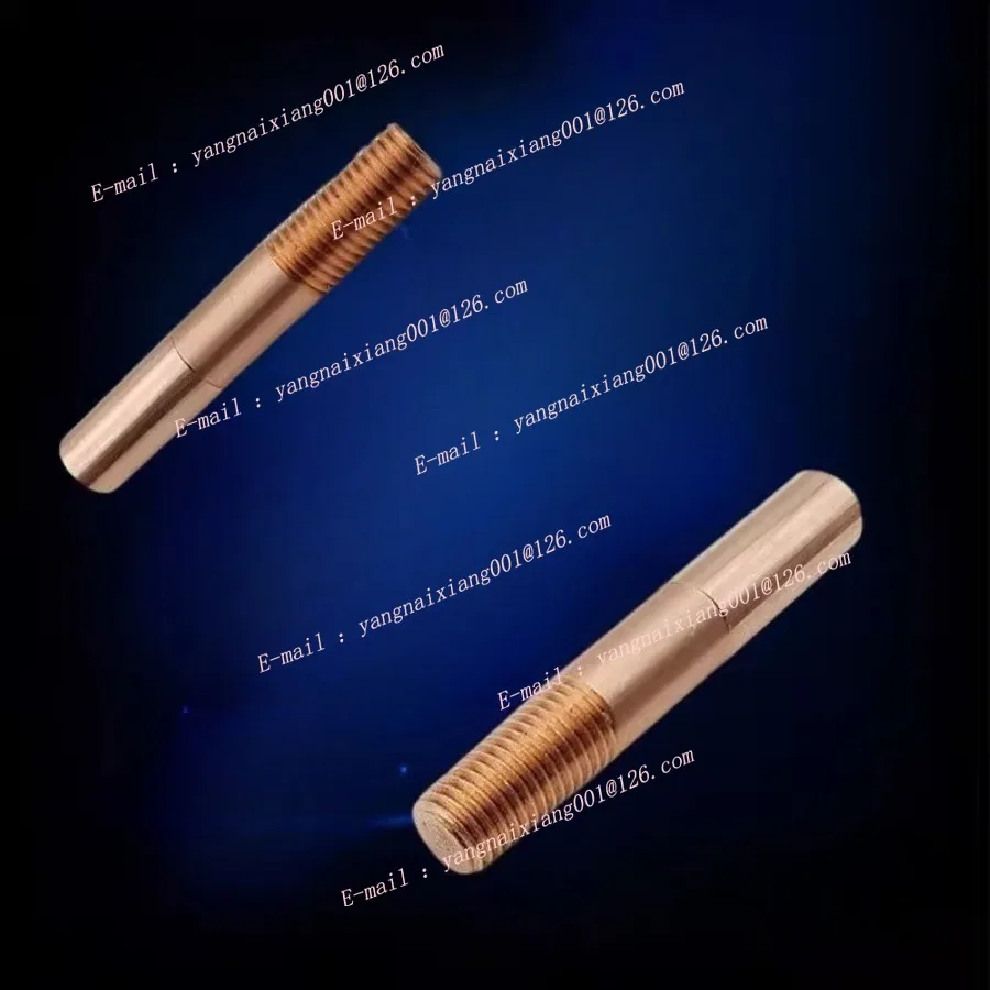 1 قطعة PT1/4NPT NPT1/8 النحاس الأحمر النقي التنصت أقطاب ل شرارة EDM SWG/AWG الموضوع القطب التفريغ الأحمر النحاس المسمار الأسنان