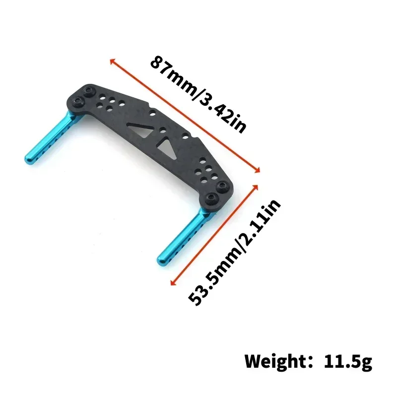 دعامة تثبيت معدنية من ألياف الكربون لسيارة RC 1/10 TAMIYA TT01 #4