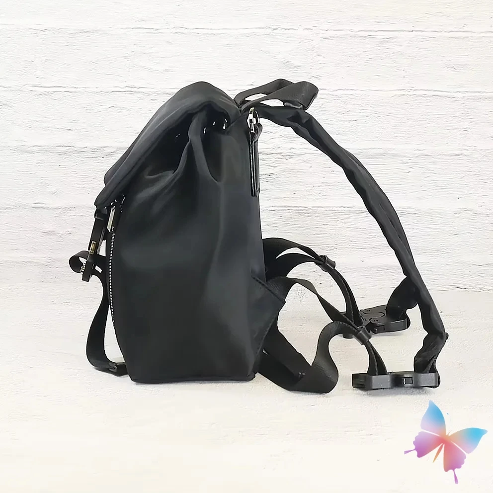 Imagem -02 - Bolsa de Balde Quadrado Preto para Homens e Mulheres Bolsas de Viagem Casual ao ar Livre Mochilas de Nylon de Alta Qualidade Moda de Rua 1017 Alyx 9sm