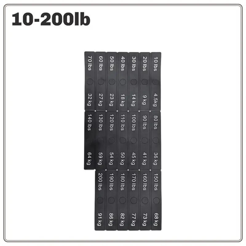 Этикетка для автоматического выключателя, самоклеящаяся этикетка для тренажерного зала, утяжеленный блок, наклейка для тренажеров, наклейки для весового стека-ABDQ