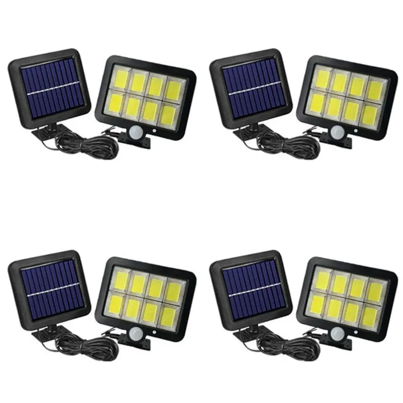 abgr-4x-160-cob-lampada-solare-da-esterno-con-sensore-di-movimento-impermeabile-luce-solare-da-parete