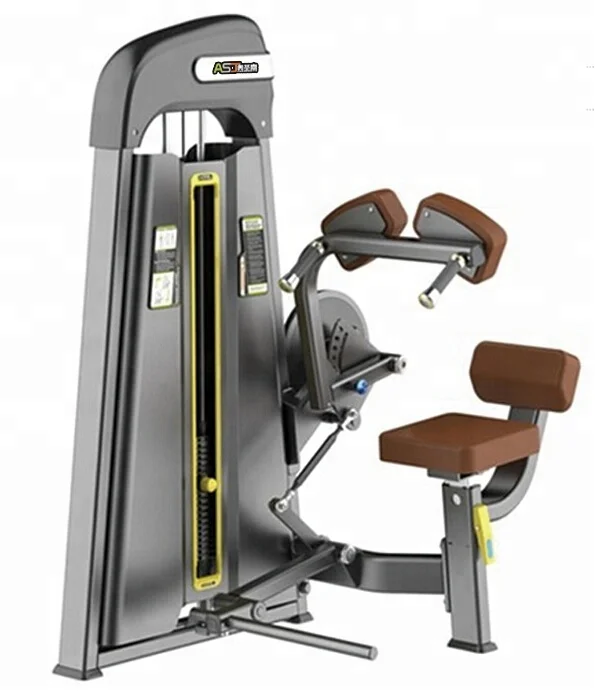 

Commercial Strength Training Gym Equipment Pin Selection Leg Raise Seated Abdominal Isolator Exercise Crunch Trainer Machine