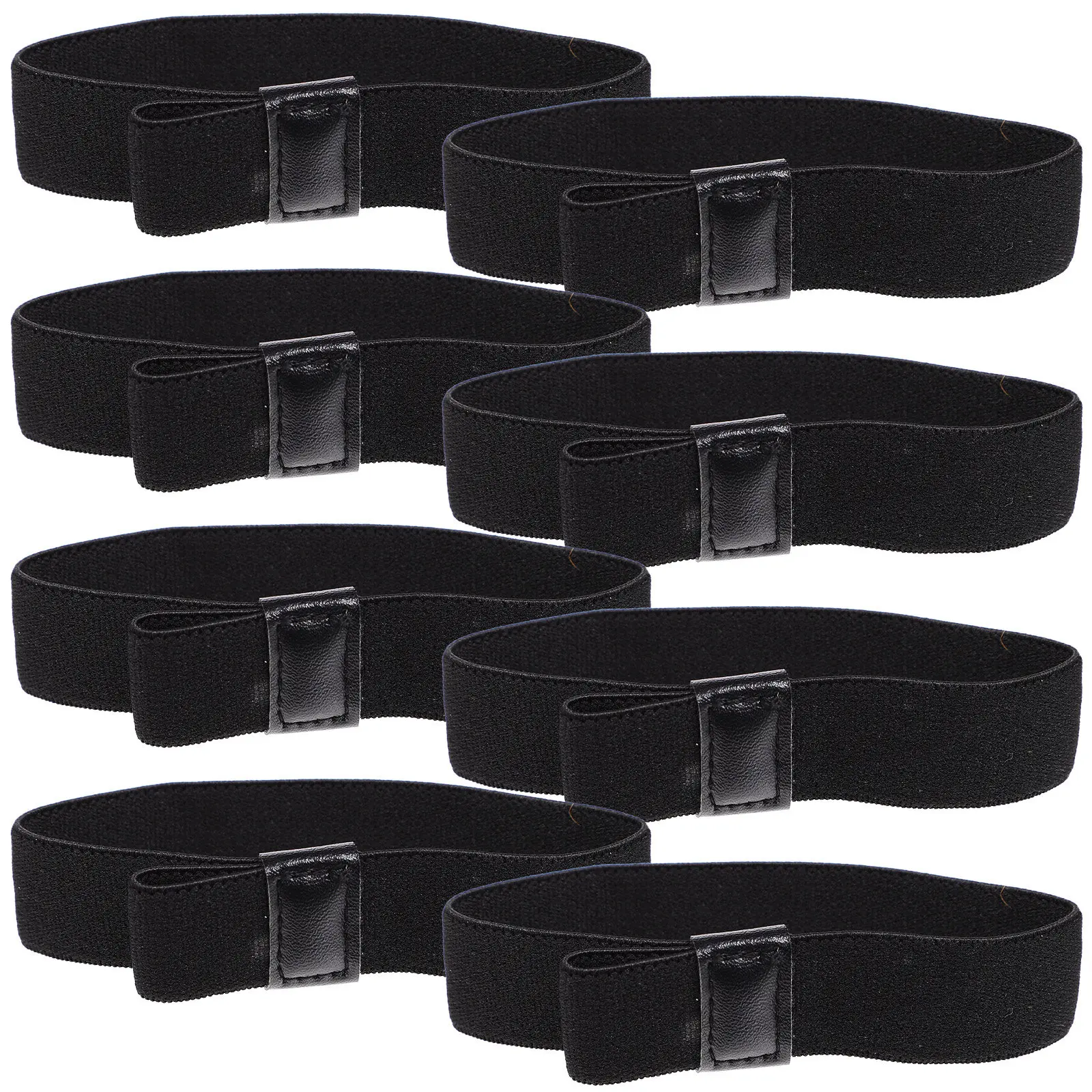 8Pcs Elastic Bento Box Straps – Reusable, Wear-Resistant Lunch Box Bands for Travel, Work & Daily Use