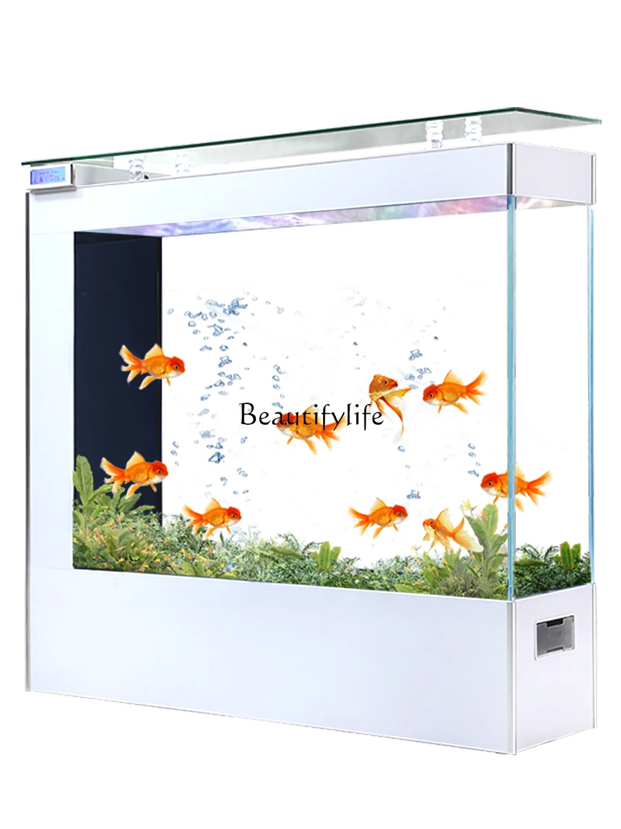 Kingdee Fish Tank Aquarium Simple Modern Screen Bottom Filter Mute Living Room Partition