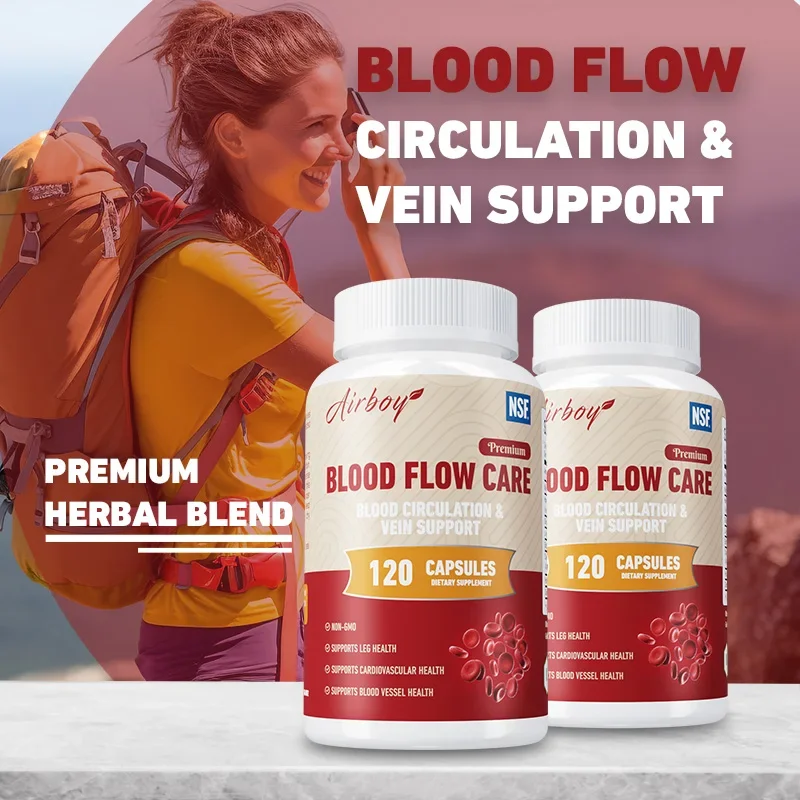 Circulation Supplement - Supports Leg Veins and Heart Health, Boosts Energy