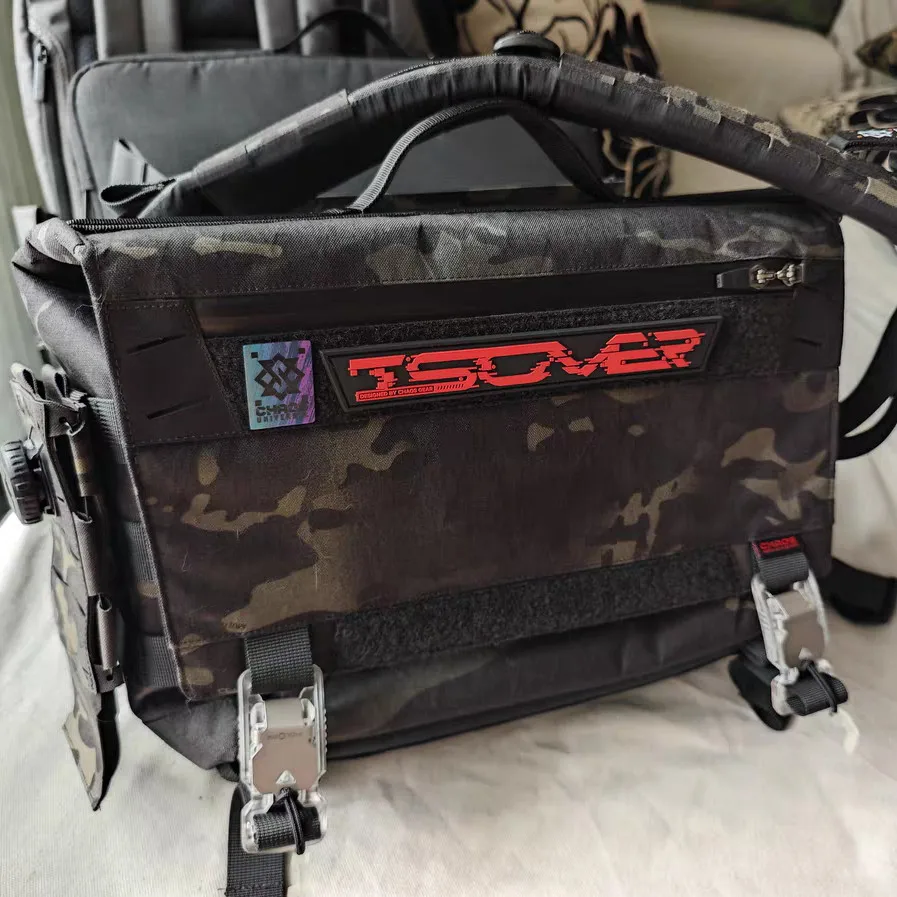 Chaos Gear BG-06 PVC Luminous Patch Heterogeneous Messenger Bag Exclusive Badge Functional Tactical Clothing Backpack Decoration
