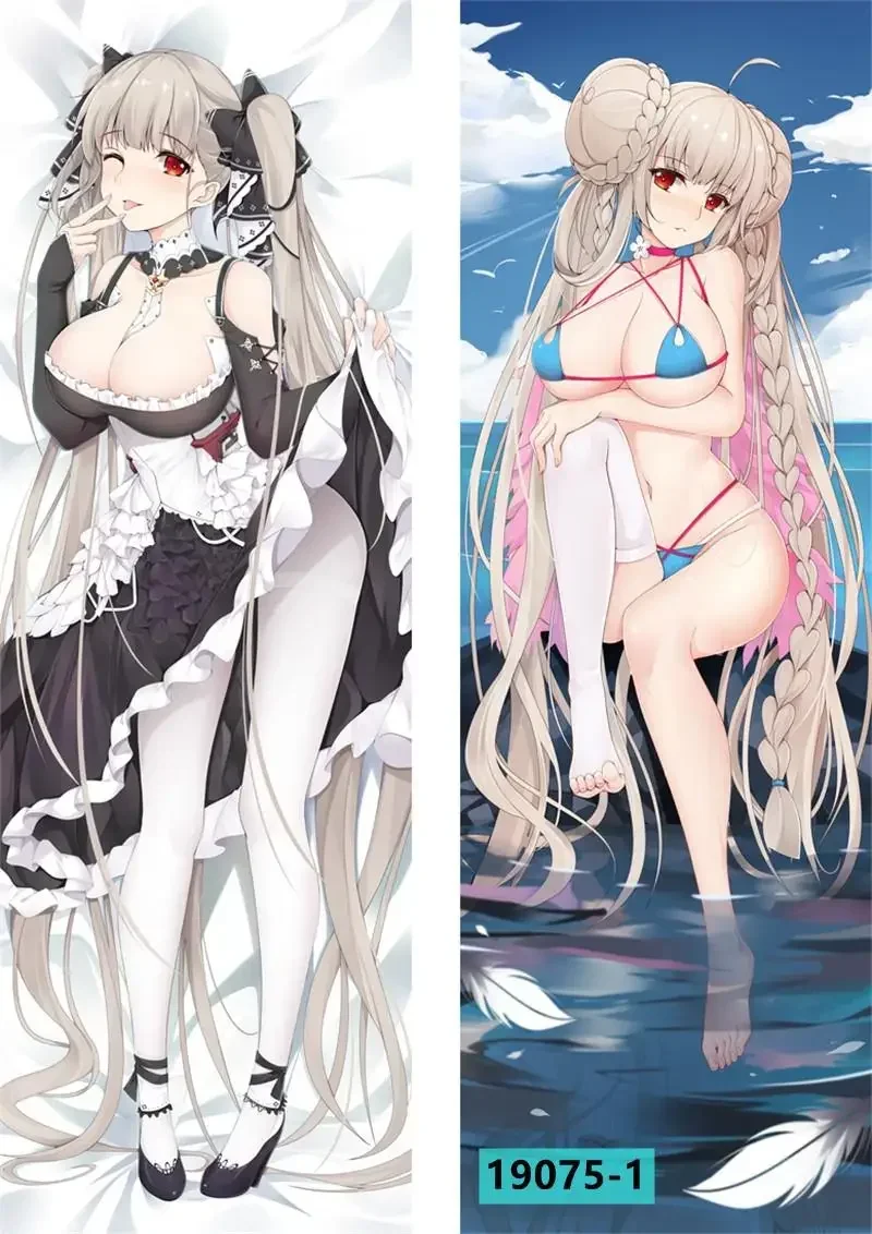 Bilan Hangxian Anime Characters Sexy Maid Formidable Azur Lane Maid Wear Body Pillowcase Pillow Cover Anime Cosplay Dropshipping