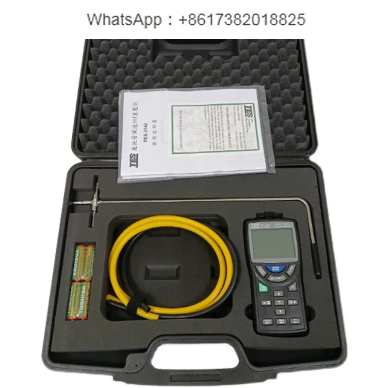 TES3142U Pitot tube Anemometer Differential Pressure Meter Digital Anemometer Tester Air Volume Tester