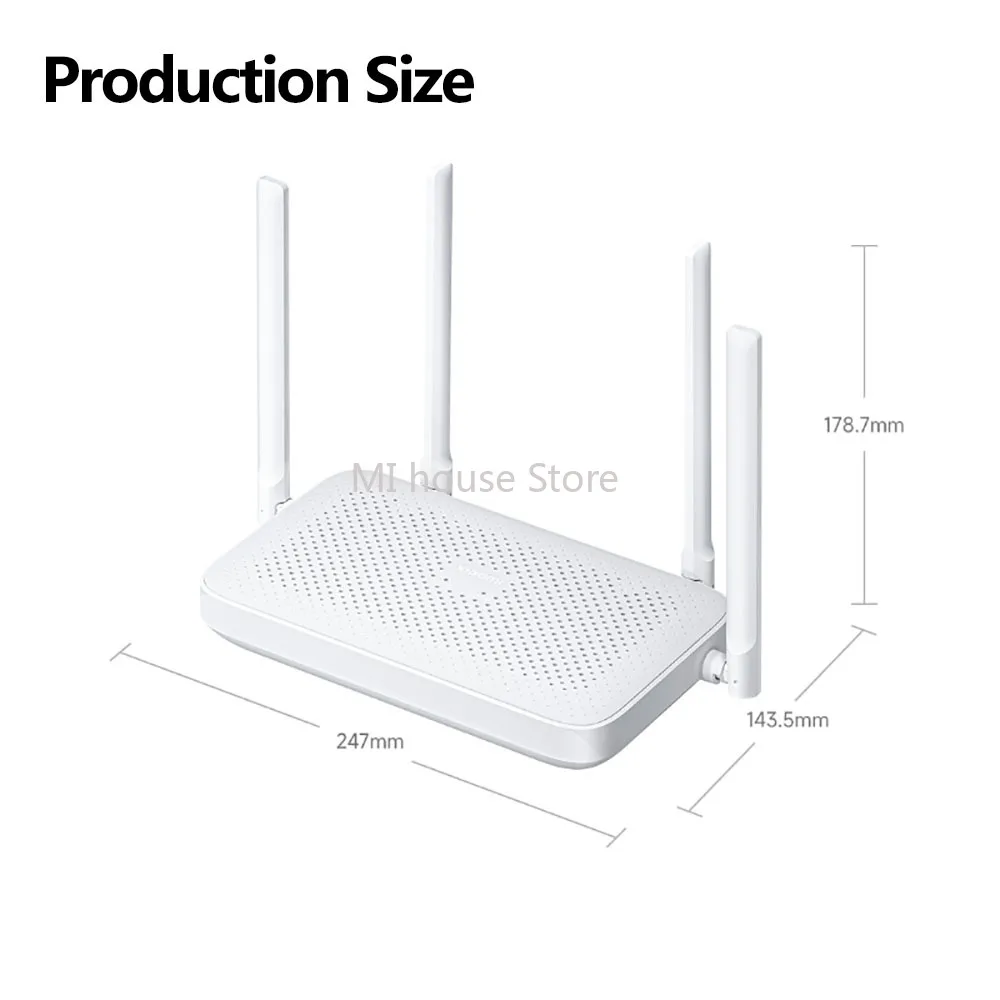 Xiaomi Router AX1500 Wifi Router Mesh System WiFi 6 2.4G&5G Dual Band Gigabit Ethernet Port MiWifi Works With Mi Home App