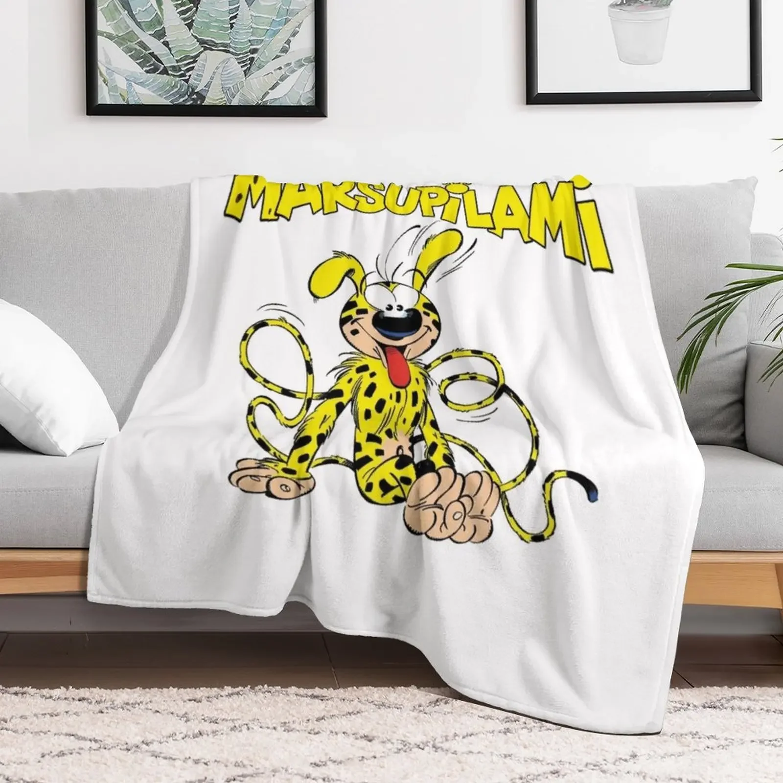 marsupilami hooba adventure Throw Blanket Outdoor Soft Blanket for Picnic Beach Camping
