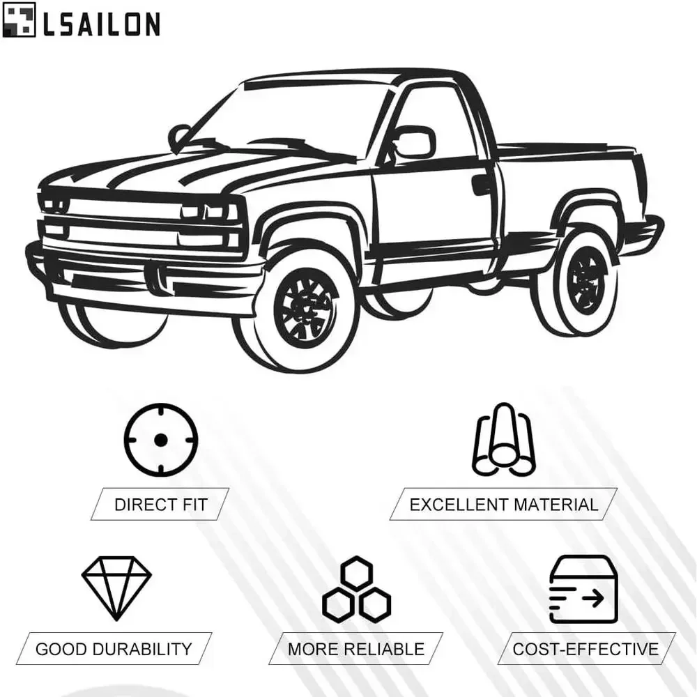 Suspension Kit with Lower Control Arm, Ball Joint, Stabilizer Link for 2003-2011 Vehicles