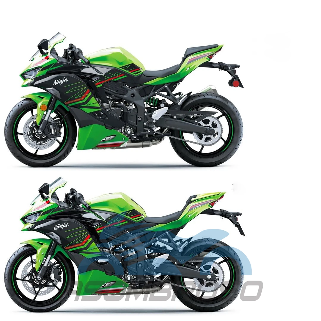 Motorcycle Parts Fairings for ZX25R 2019 2020 2021 2022 2023  ZX4R 19 20 21 22 23 Plastic Shell Fairing Bodywork Panel Kit Set