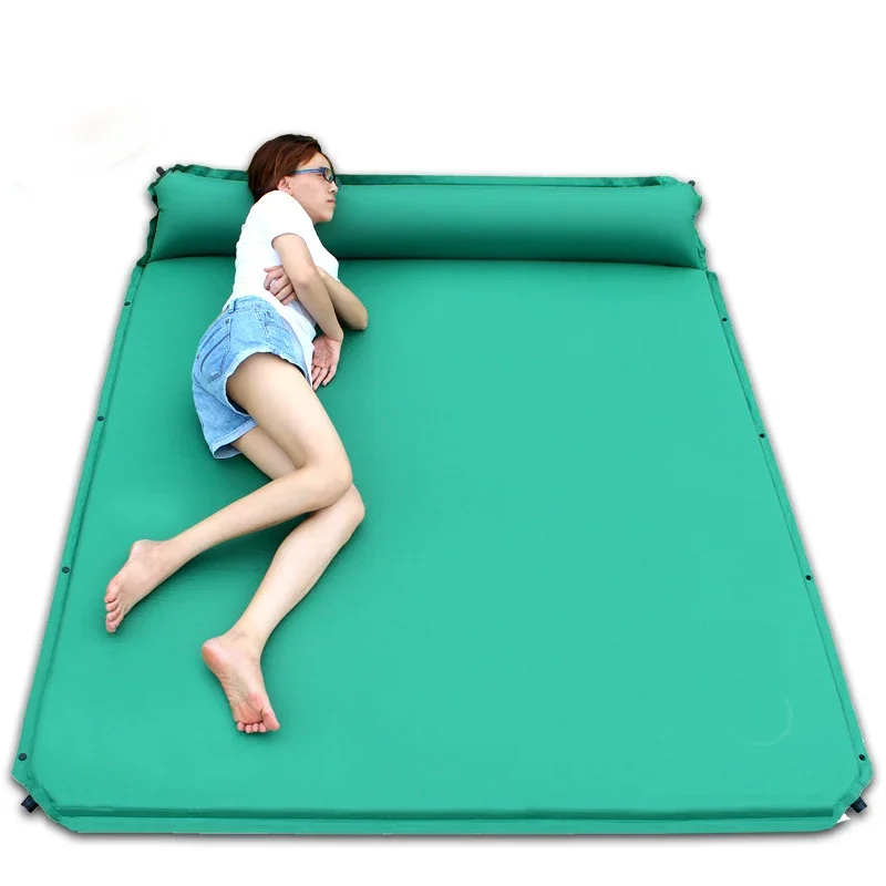 

CS033-3 Broadened 160cm Automatic Self-Inflatable Mattress Outdoor Cushion 190* 160 * 3.5cm Large Space Camping Mat For 2persons