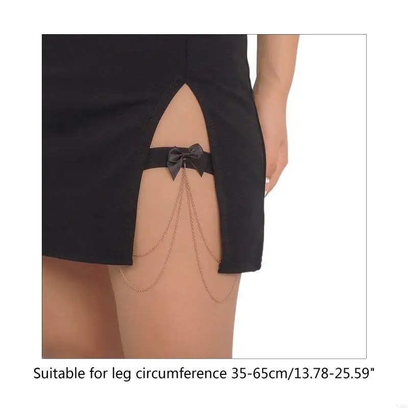 سلسلة الساق للبالغين، سلاسل الفخذ المثيرة على شاطئ البحر، سلسلة الجسم اللامعة للنساء #6