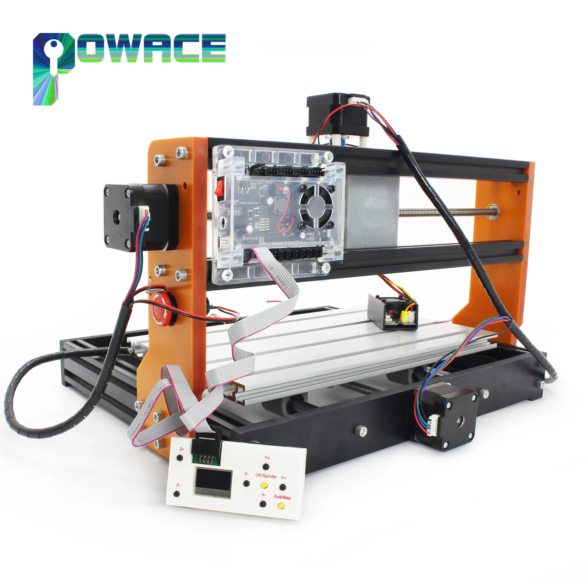 Imagem -03 - Gravação a Laser Madeira Router Máquina Fresadora com Controlador Faça Você Mesmo ue Cnc 3018 Pro Grbl Eixos