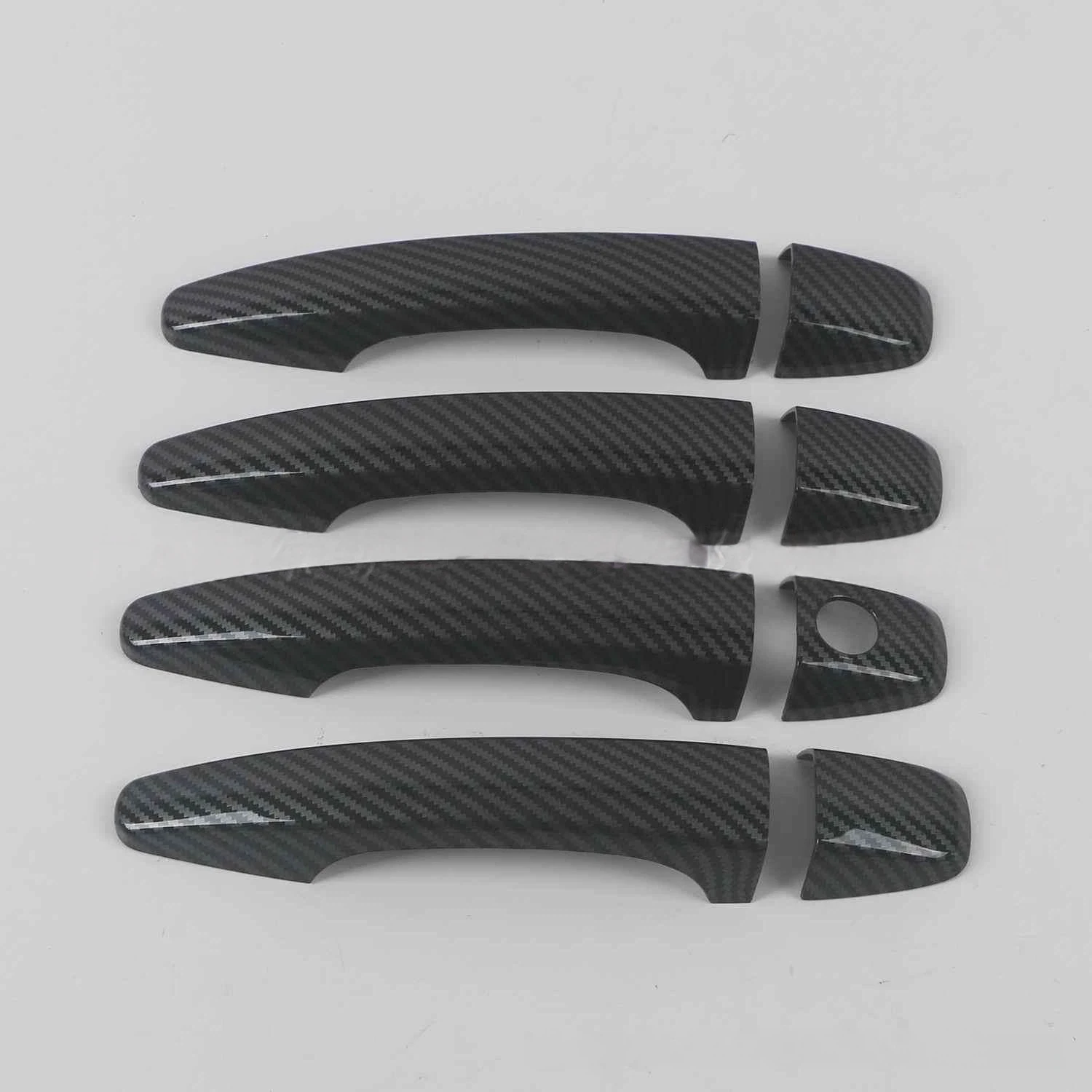 

Suitable for 13-19 Peugeot 301 carbon fiber handle sticker Peugeot 301 door handle cover decoration