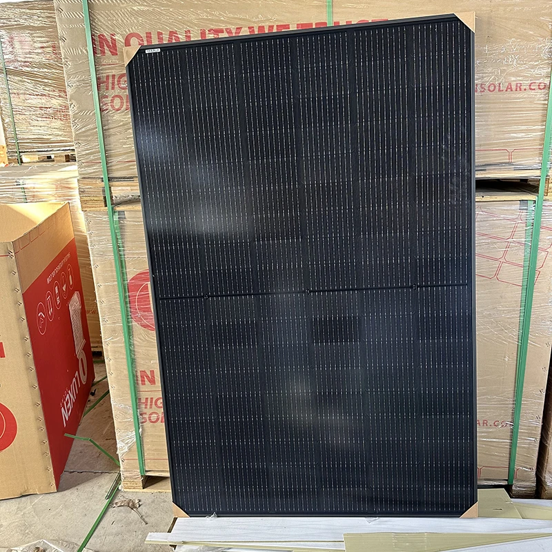 WuRi Monocrystalline 410W 415W all-black solar panels 108 Half Cell monofacial single-glass photovoltaic modules 54 Half-Cut