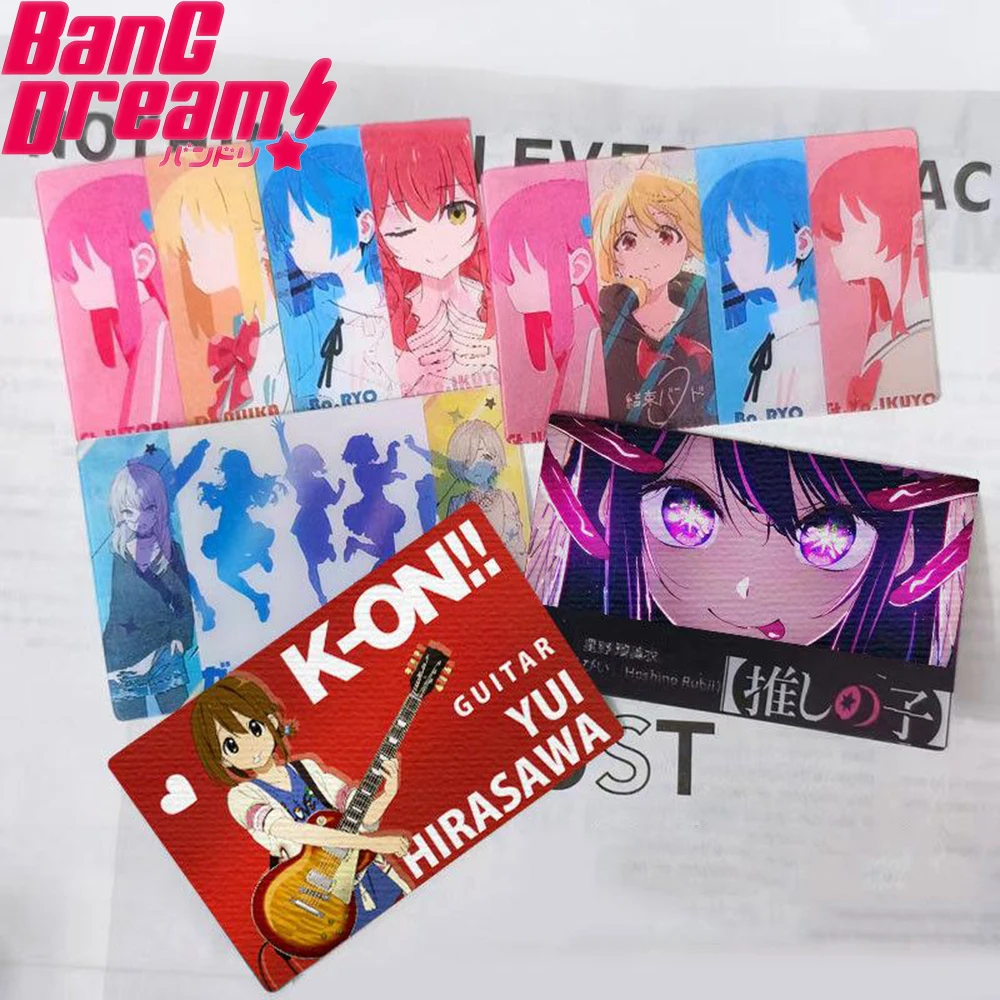 

Аниме K-ON BOCCHI THE ROCK GIRLS BAND CRY Косплей Решетка-карта Мультфильм 3D-трансформер с узором Коллекция карт