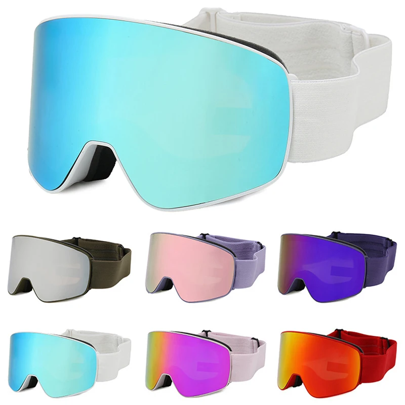 

Роскошные магнитные лыжные очки для мужчин и женщин, лыжные очки для альпинизма, двухслойные противотуманные лыжные очки, совместимые с близорукими очками
