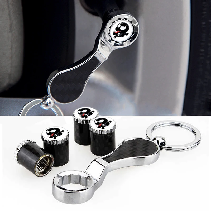 

4pcs Anime Cartoon Marvel Venom Universal Car Wheel Tire Valve Stem Caps for Audi Abarth Citroen Dodge Land Rover Lexus Peugeot